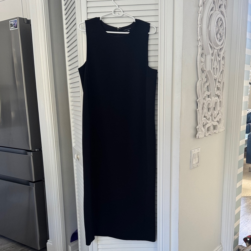 Theory new  Black Sleeveless Dress. Sz 10 - Picture 2 of 6
